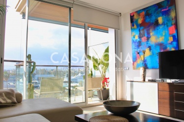 Amazing 1 Bedroom Penthouse with Views of Barcelona