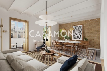 Apartamento modernista en la planta superior en Eixample