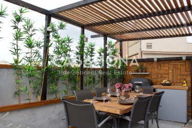 SOLD Penthouse with 2 Glorious Terraces, Views of Barcelona and an Elevator in Trendy Sant Antoni