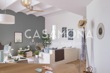 Increíble apartamento espacioso con balcón y lujoso estilo catalán