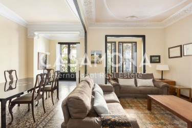 RESERVED Refurbished Apartment with Traditional Catalan Features in Historic Building