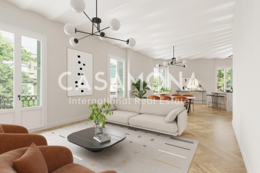 Charmant appartement de 3 chambres dans un immeuble moderniste juste à côté de la Plaza Cataluña